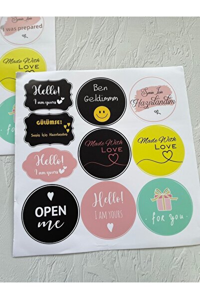 eylülün etiket fabrikası Hello / Open Me / Made With Love Set de încărcătură ...