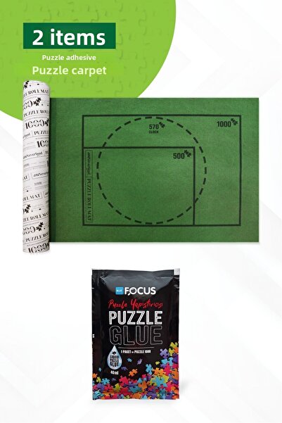 Neverland منتجان - سجادة ألغاز ومواد لاصقة مكونة من 1000 قطعة - عملة الحل الم...