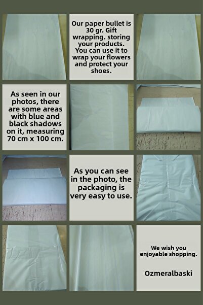 MeralPrinting 1 كيلو ورق قطيفة أبيض - 70 سم × 100 سم