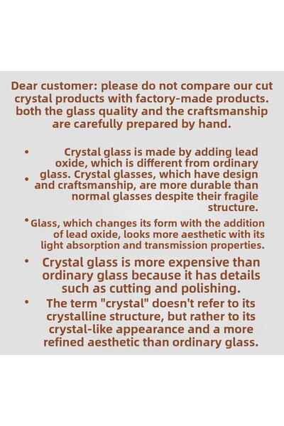 Akden Kristal Crystal Decor Cutting XL Czech Al Tableware Glass Napkin Ring