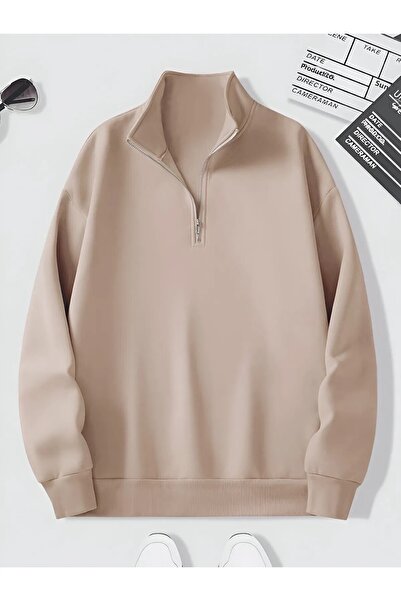 DAXİS Sportwear Company Hanorac unisex cu guler ridicat și fermoar