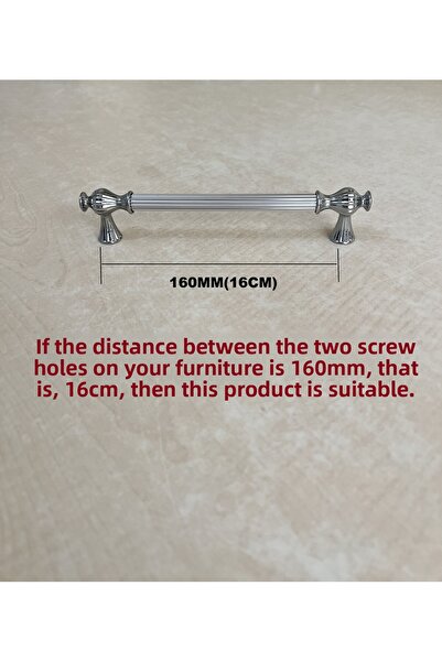 HOMDEP 160mm 662Model Mobilier Bucătărie Sertar Dulap Mâner Dulap Mâner Mâner 10 buc Crom
