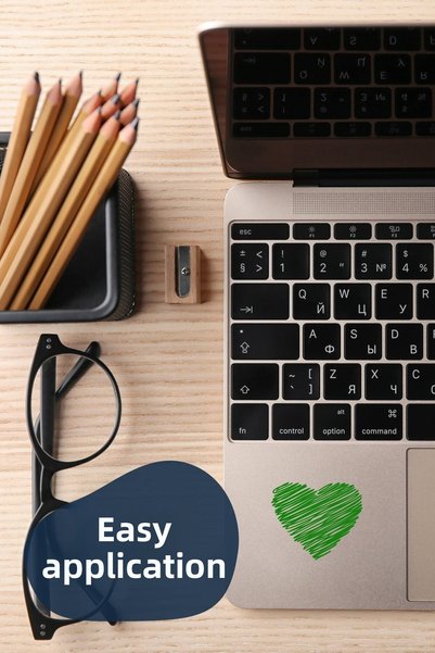 Postifull Sticker Set - Green 17 Pieces Stickers - Large Size - Phone, Tablet, Notebook, Laptop Sticker