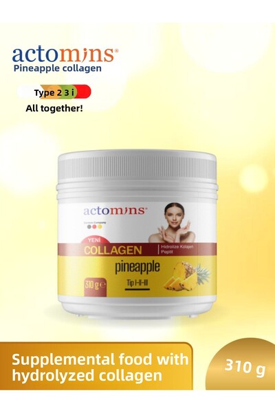 actomins ®   كولاجين بنكهة الأناناس 3 عبوات