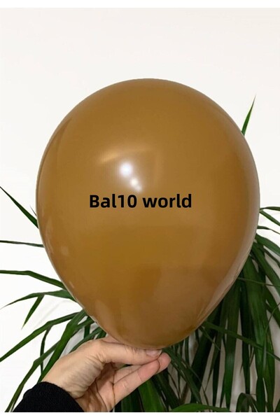 BAL10 DÜNYASI بالون باستيل بلون الكراميل 10 قطع