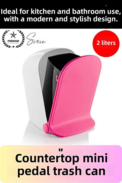 Svein Noua generație Design Pedală Desktop 2 lt Bucătărie Baie Cameră Copii C...