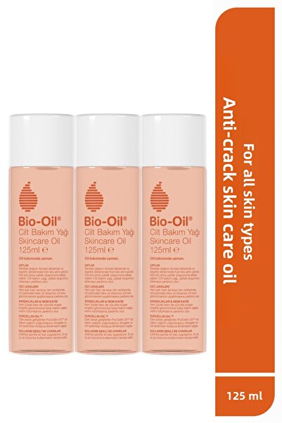 Bio-Oil 125 ml Moisturizing and Anti-Stretch Skin Care Oil - Pack of 3