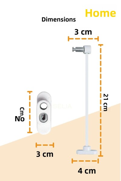 fitfiyat 10 Pieces!Rope Keyed Glass Window Lock Pimapen PVC Lock Theft Child Safety Lock