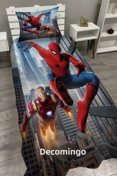 dekomingo Spiderman Iron Man Baby and Child Base Pike Set