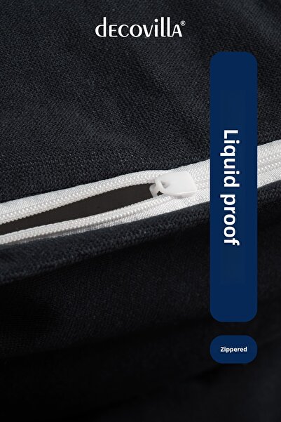 Decovilla Протектор за матрак с микро цип, 50x70, водоустойчив