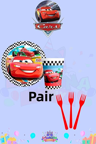 LASAGNA STORE Cars Cars Set pentru petrecere de aniversare Extra Mini pentru ...