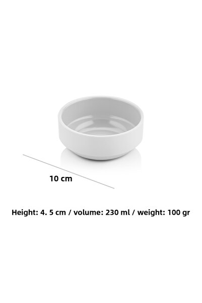 Alezy 633 Göreme Melamine Thermostar Joker Bowl 10 cm White
