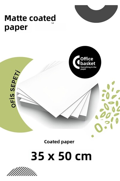 ÇÖZÜM KAĞIT 200 Pieces Matte Coated - 115 Gr, 35X50 cm