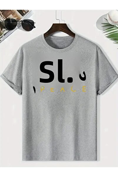 DAXİS Sportwear Company Men's Printed Crew Neck T-Shirt