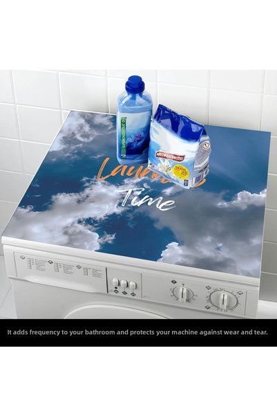 Getcarpet Washing Machine Dryer Cover Protection Pad Waterproof Mat Non-Slip Washable