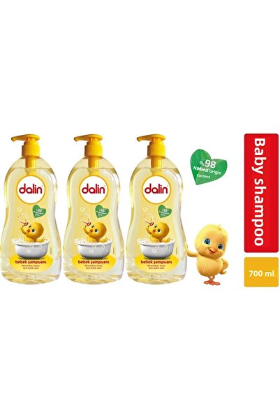Dalin Classic Baby Shampoo - 700ml with Pump, Set of 3