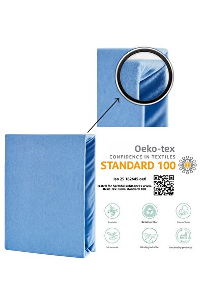 ATACA TEKSTİL Single Person Elastic Sheet Quality Fabric 100% Cotton, Sheet Cover Set, Breathable Fabric 100x200
