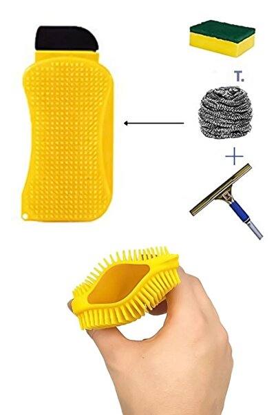 Buffer Multifunctional Practical Dishwashing Brush Plate Cup Bowl Stand Kitchen Organizer