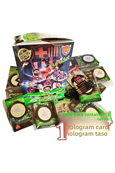 AKSAN 72 بطاقة لاعب كرة قدم نهائية رائعة + 6 بطاقات ثلاثية الأبعاد للاعب كرة ...