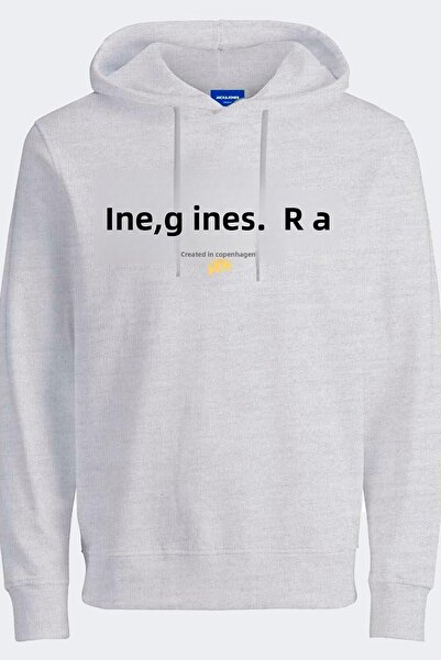 Jack & Jones JACK&JONES JORSYMBOL SWEAT HOOD FST ΛΕΥΚΟ