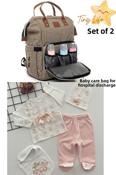 sahra bebek حقيبة أطفال TinyLife مقاومة للبقع ومقاومة للماء مع حجرة حرارية وم...