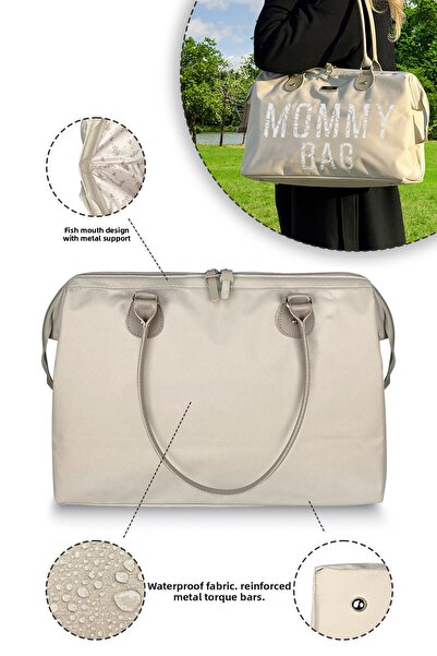 Stylo X Pro Mommy Bag Beige Mother Baby Care Women's Bag