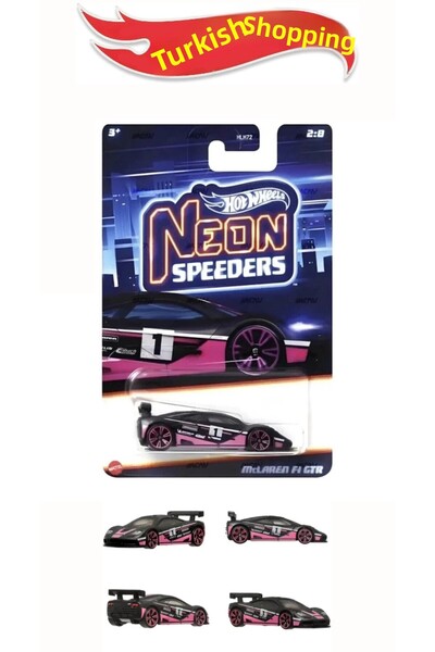 HOT WHEELS Neon Speeders 1:64 Scale Longkart Mclaren F1 Gtr
