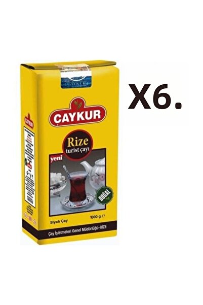 Çaykur شاي ريزي السياحي - 1 كجم × 6 قطع