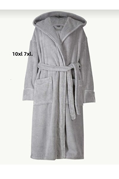 nihal ev tekstil Μπουρνούζι με κουκούλα Ultra Large Μέγεθος 7xl 10xl με επιλογές