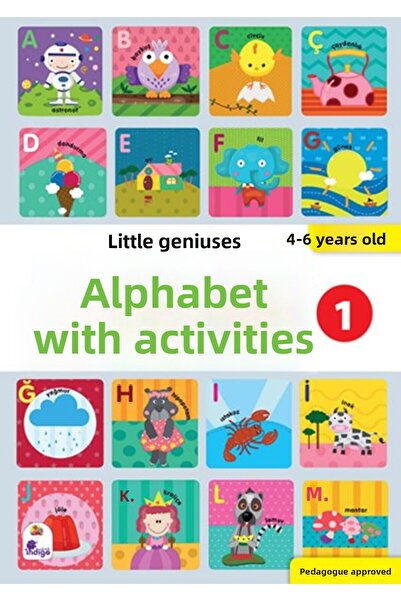 İndigo Kitap Küçük Dahiler - Etkinliklerle Alfabe 1