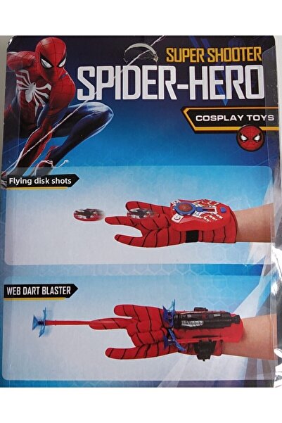 CAN OYUNCAK Spiderman Arrow Throwing Gloves