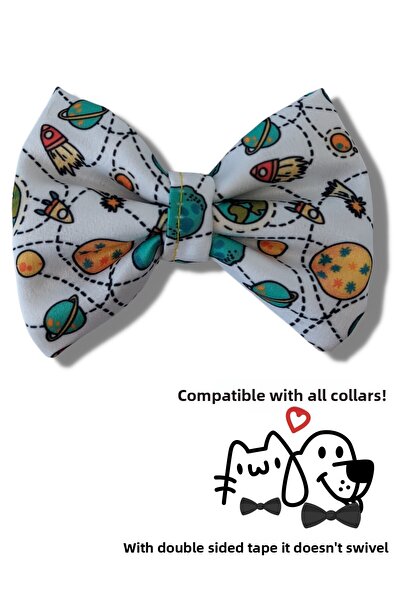 UTDpet Space Cat Dog Bow Tie (without table)
