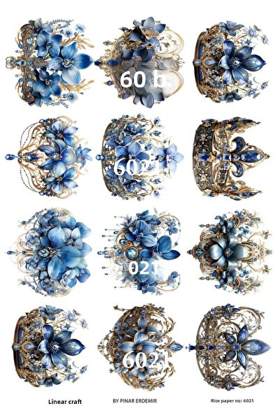 LİNEART ورق ديكوباج نحاسي - رقم: 6021، 29X42 سم