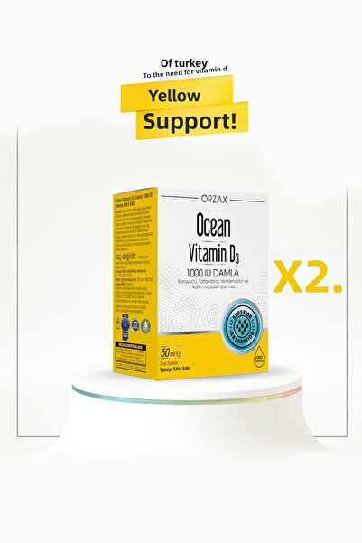 Ocean OceanVitaminD3 - 1000IU50 Ml, Drop 2 Pack