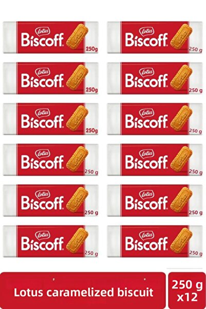 Lotus Biscoff 250g X 12 Pilets