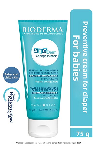 Bioderma كريم ABCDerm Change Intensive للعناية بالطفح الجلدي للأطفال، مضاد لل...