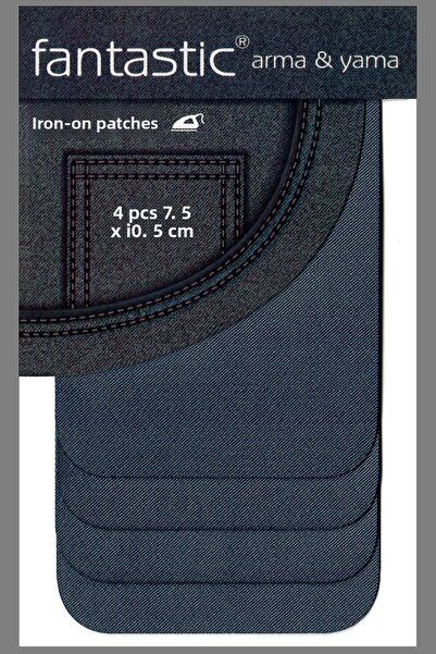 FANTASTIC ARMA Pack of 4 Iron-On Woven Crest Patch for Clothes & Clothes (Grey) Patch Easy Application