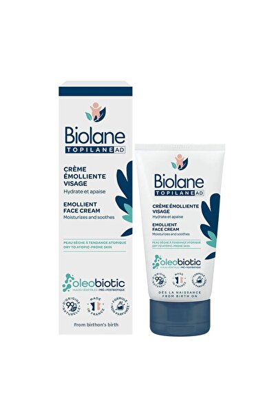 Biolane Topilane Ad Emollient Face Cream | For Protecting Baby's Skin | 50Ml