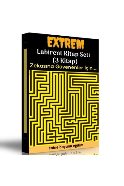 Enine Boyuna Eğitim Extrem Maze Book Set 3 Fascicle Books