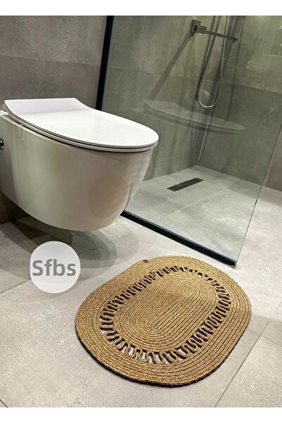 SFB Home Textile Χαλάκι μπροστινού καθίσματος τουαλέτας 40x60cm, Χαλάκι μπάνιου, Μικρό χαλάκι πόρτας, Χαλάκι τουαλέτας, Vintage χαλάκι πόρτας, Bohemian Doormat
