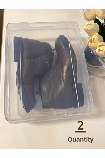 ViZKA Cutie transparentă pentru depozitarea cizmelor Organizator pentru dulap Cutie pentru pantofi