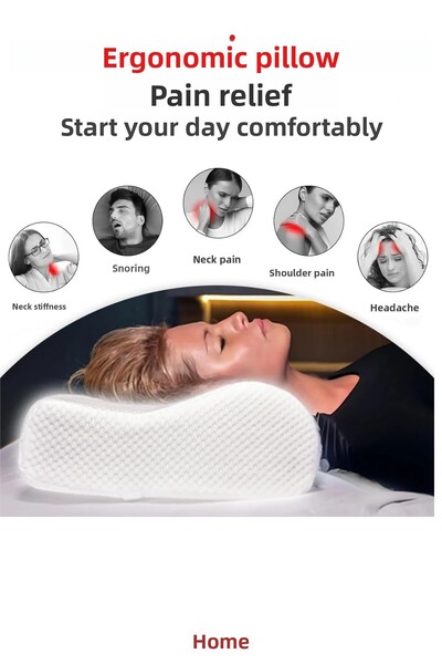 Primavera Home Visco Orthopedic Pillow - Neck Support