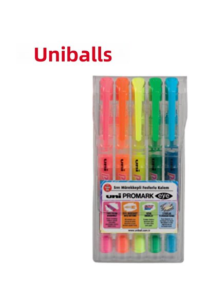 Uni قلم تمييز العين برومارك - نوع الجيب 5 قطع، USP-105 5C