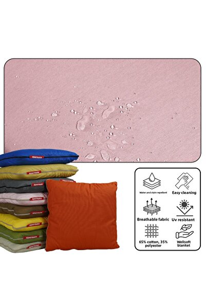 XPERMATE Pink Blanket Pillow - Welsoft Throw Pillow, Tv and Travel Airplane Pillow - 145X205