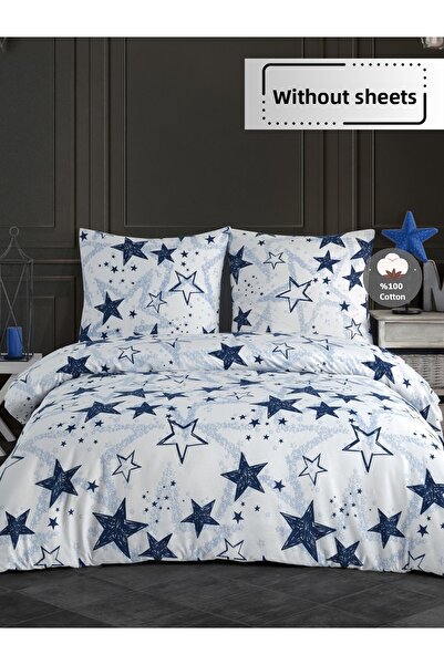 NazeninHome طقم غطاء لحاف فردي من رانفورس ستيلا رويال مصنوع من القطن بنسبة 10...