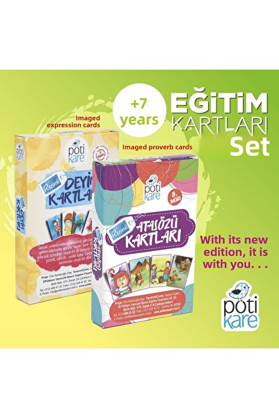 Pötikare Yayıncılık Resimli Deyim- Atasözü Kartları Seti