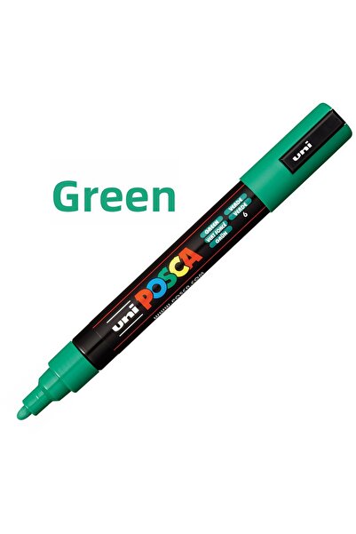 Uni Posca Green Marker - 0.7mm, Pc-1m (1m)