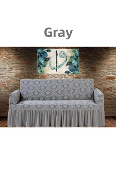 E BAHAR Husa de canapea pentru 3 persoane din jacquard. husă pentru scaun ela...