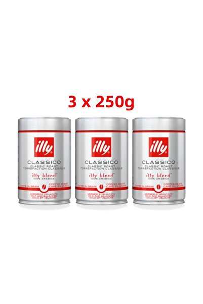 illy قهوة محمصة متوسطة الحجم 3 عبوات - 250 جرام