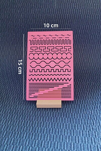 Karmelom Studio Χάρακας με διακοσμητικά μοτίβα και γραμμές - Πολλαπλών χρήσεω...